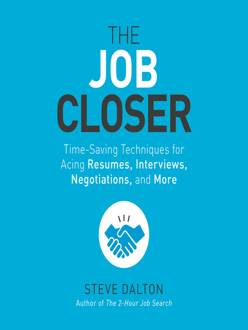 Title details for The Job Closer by Steve Dalton - Wait list